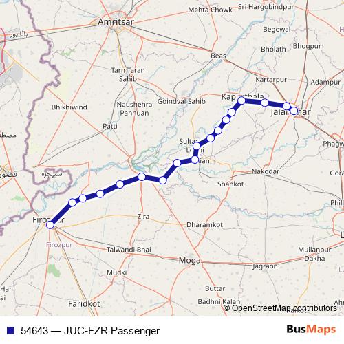54643 rail Line Map