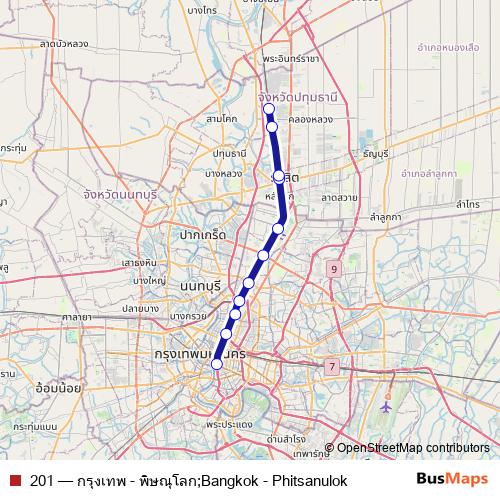 201 rail Line Map