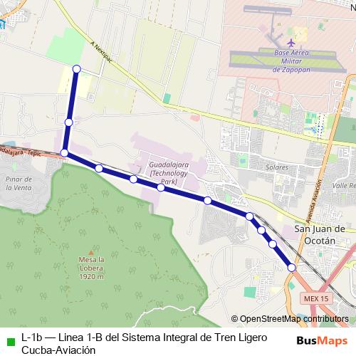 L-1b bus Line Map