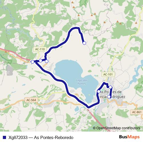 Xg872033 bus Line Map