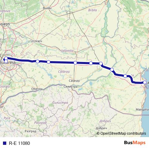 R-E 11080 rail Line Map