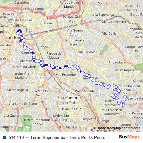 5142-10 bus Line Map
