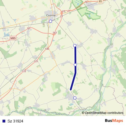 Sz 31924 rail Line Map