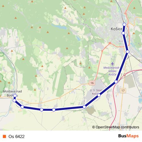 Os 6422 rail Line Map