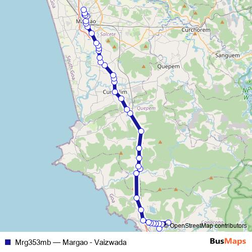 Mrg353mb bus Line Map