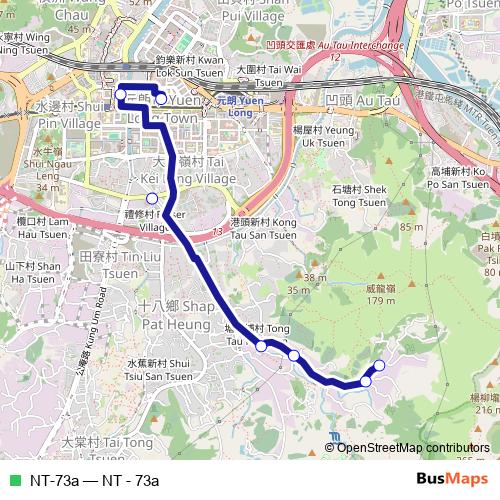 NT-73a bus Line Map