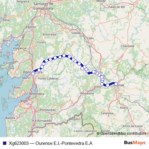 Xg623003 bus Line Map