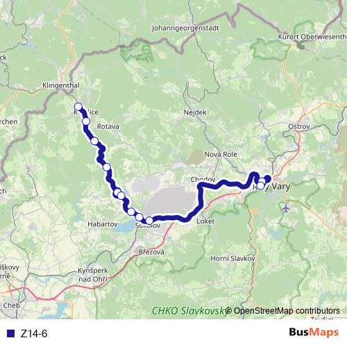 Z14-6 rail Line Map
