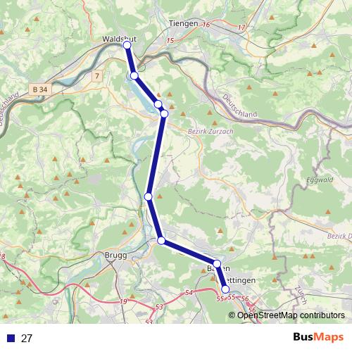 27 rail Line Map