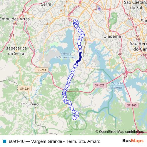 6091-10 bus Line Map