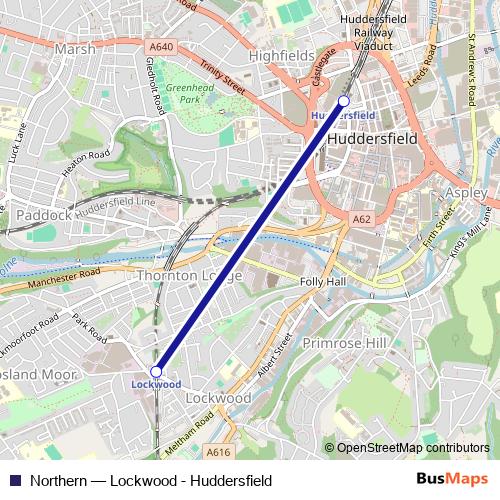 Northern bus Line Map