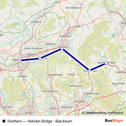 Northern bus Line Map