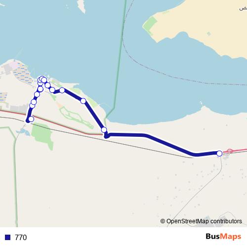 770 bus Line Map