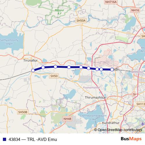 43834 rail Line Map