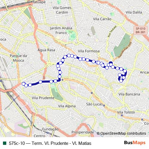 575c-10 bus Line Map