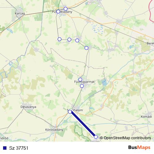 Sz 37751 rail Line Map