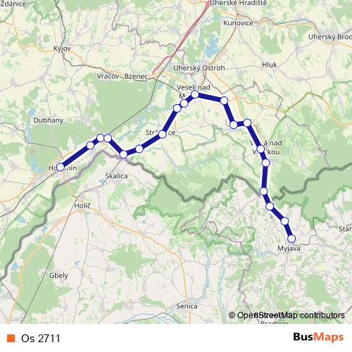 Os 2711 rail Line Map
