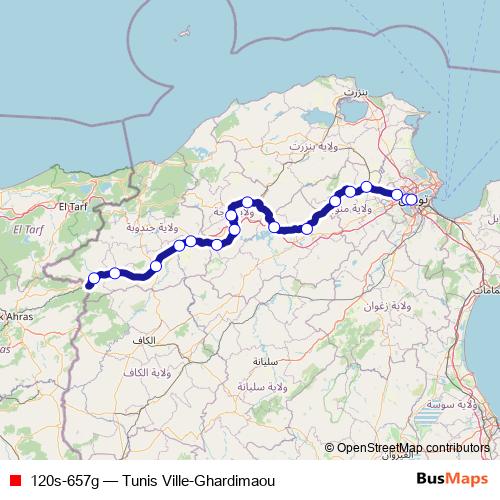 120s-657g rail Line Map