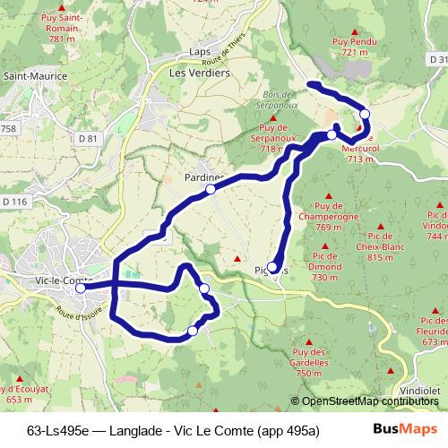 63-Ls495e bus Line Map
