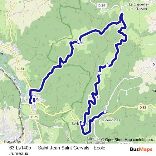 63-Ls140b bus Line Map