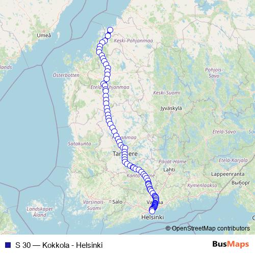 S 30 rail Line Map
