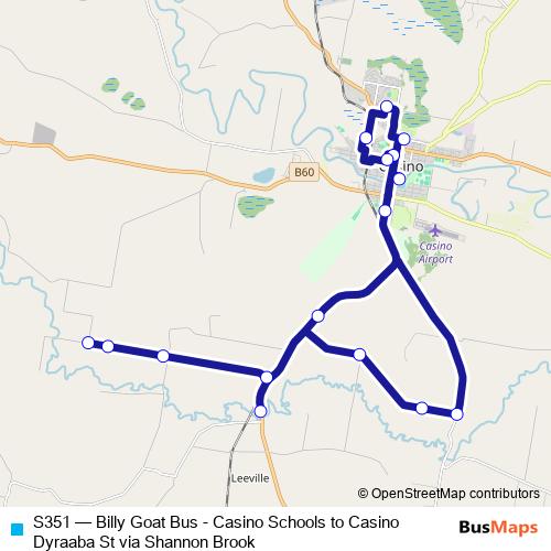 S351 bus Line Map