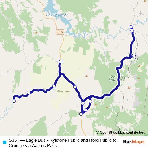 S351 bus Line Map