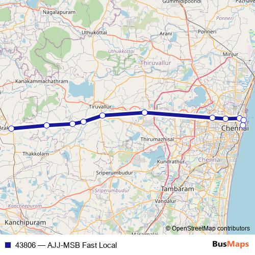 43806 rail Line Map