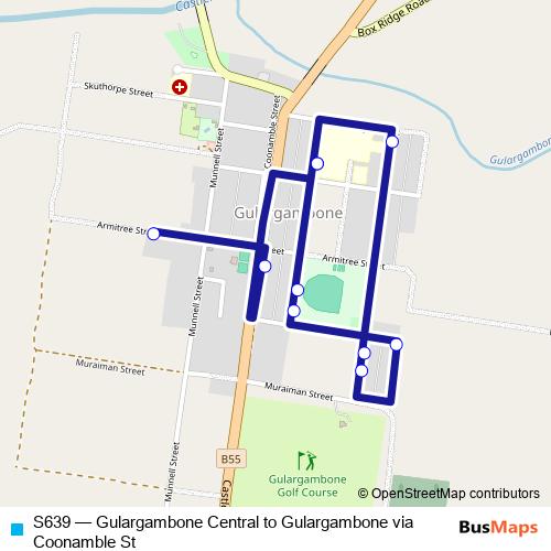 S639 bus Line Map