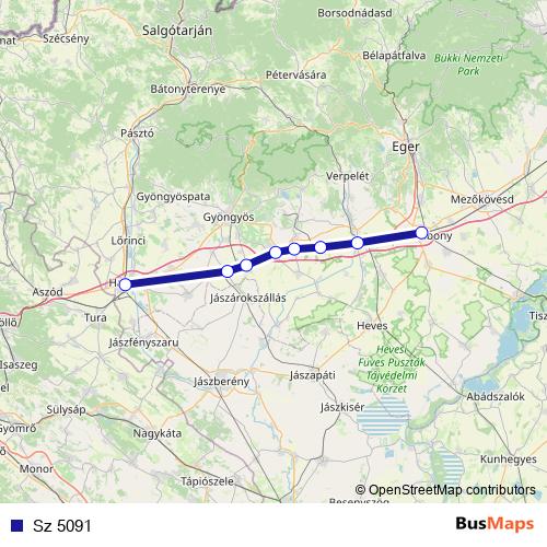 Sz 5091 rail Line Map
