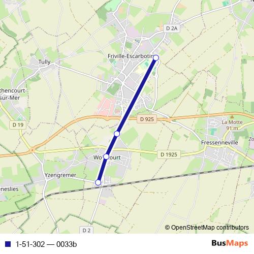 1-51-302 bus Line Map