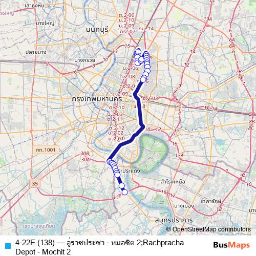 4-22E (138) bus Line Map