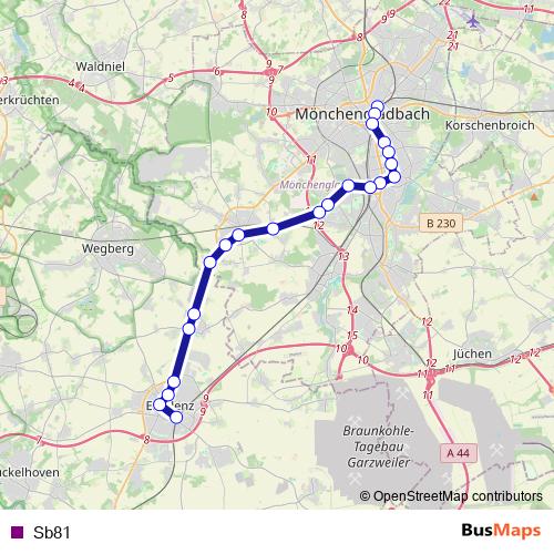 Sb81 monorail Line Map