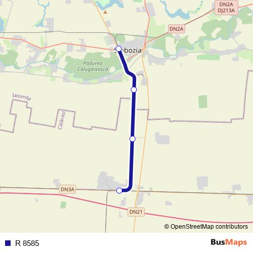 R 8585 rail Line Map