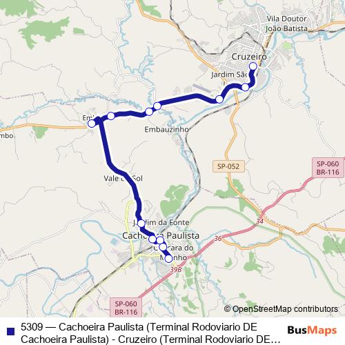 5309 bus Line Map