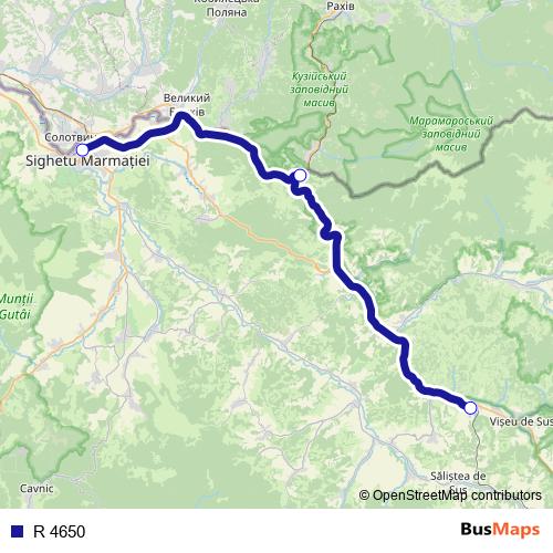 R 4650 rail Line Map