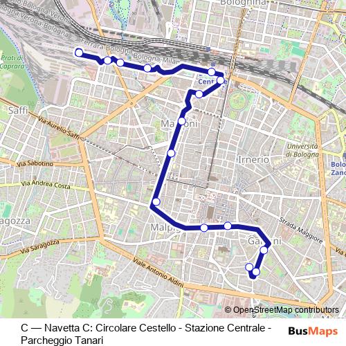 C bus Line Map