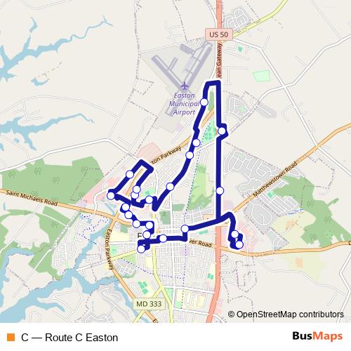 C bus Line Map