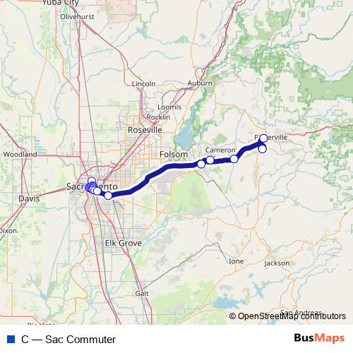 C bus Line Map