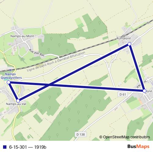 6-15-301 bus Line Map