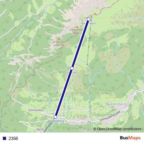 2356 cable-car Line Map