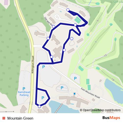 Mountain Green bus Line Map
