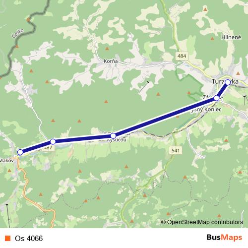 Os 4066 rail Line Map