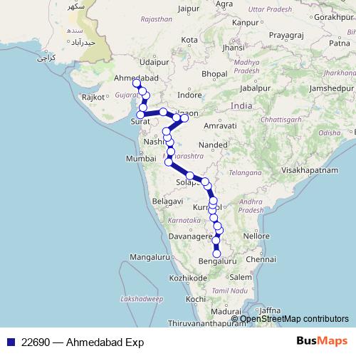 22690 rail Line Map