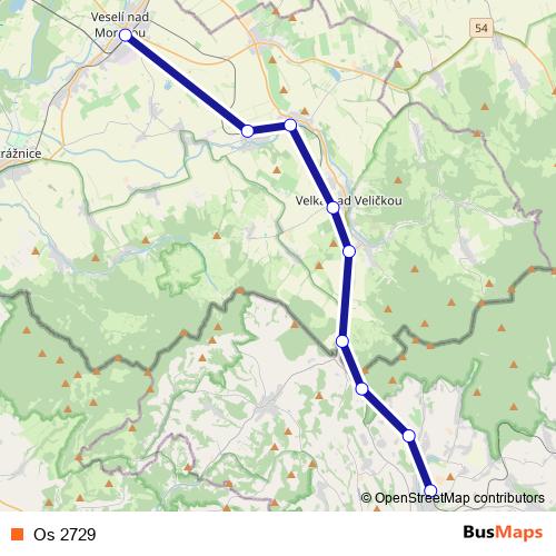 Os 2729 rail Line Map