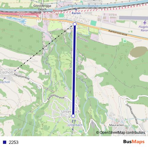 2253 cable-car Line Map