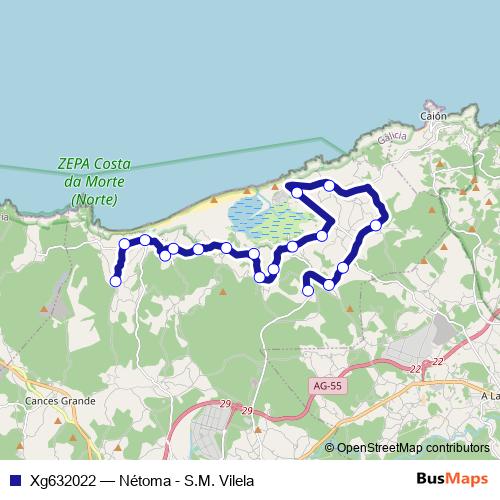 Xg632022 bus Line Map