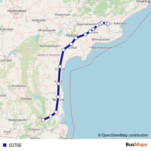 02756 bus Line Map
