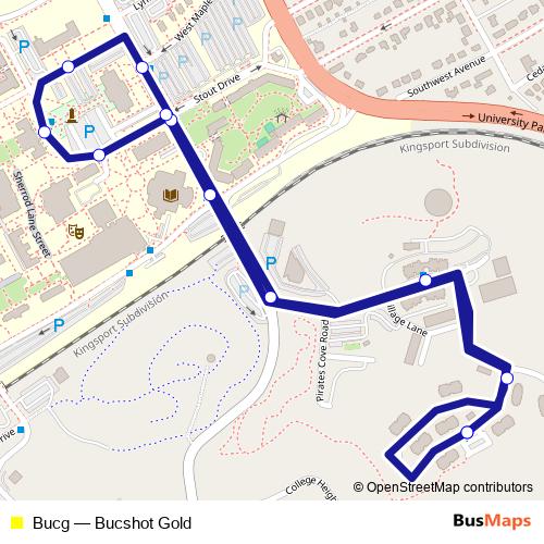Bucg bus Line Map