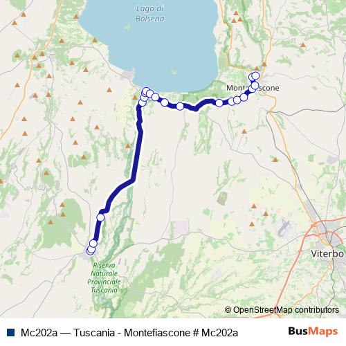 Mc202a bus Line Map